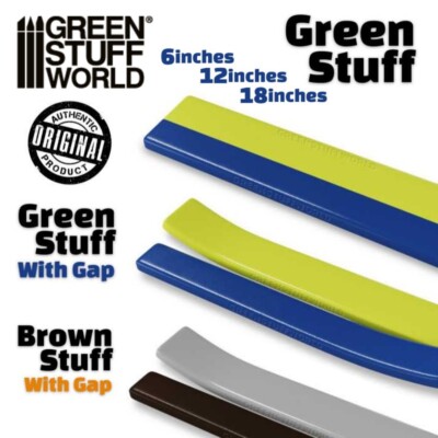 Green Stuff World: Green Stuff | Brown Stuff : 6" 12" 18" : with GAP | no GAP