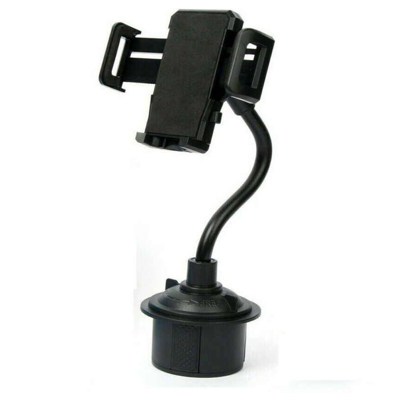 Adjustable Car Mount Gooseneck Cup Holder Stand Cradle For Universal Cell Phone