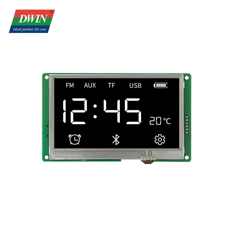 4.3 inch 480*272 Pixels Resolution 262K Colors TV-TN-TFT-LCD Commercial Grade D