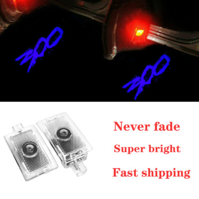 2Pcs LED HD Door Courtesy Lights Shadow Laser Projector For Chrysler 300 2005-21