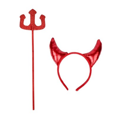 Devil Cosplay Costume Set Halloween Party Funny Dress Sexy Costume Decorations