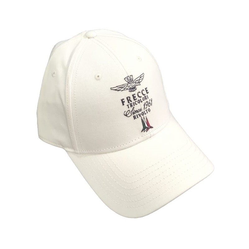 

Hat Мужская Бейсболка Aeronautica Militare HA1132 White Tricolor Arrows, Белый