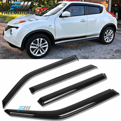 Fits 11-17 Nissan Juke Slim Style Window Visors Rain Sun Guard Deflector