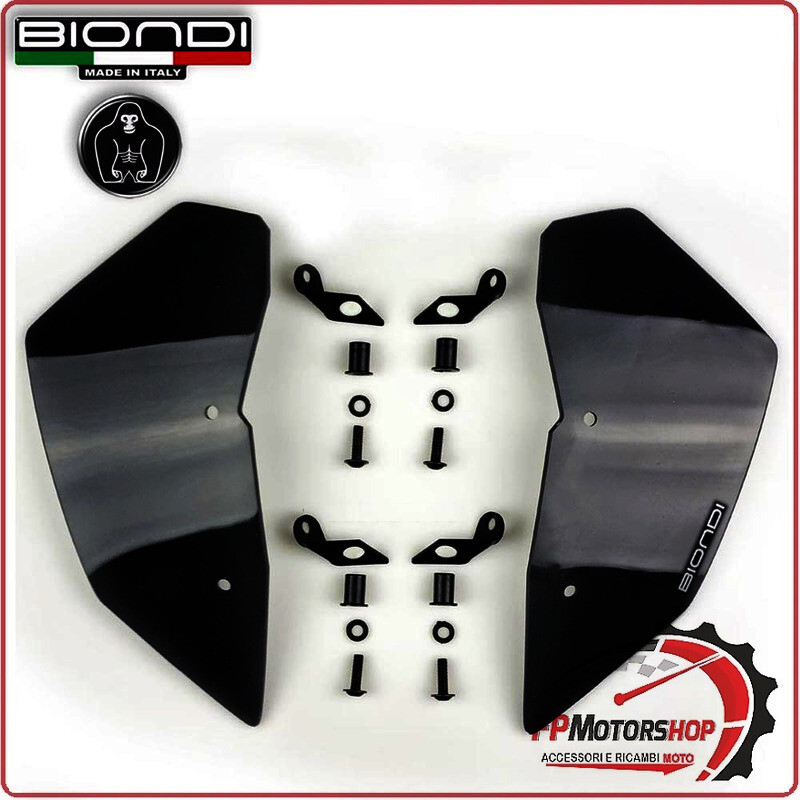 DEFLETTORE PER CUPOLINO MOTO GUZZI V100 STELVIO 24- FUME' SCURO BIONDI 8010499