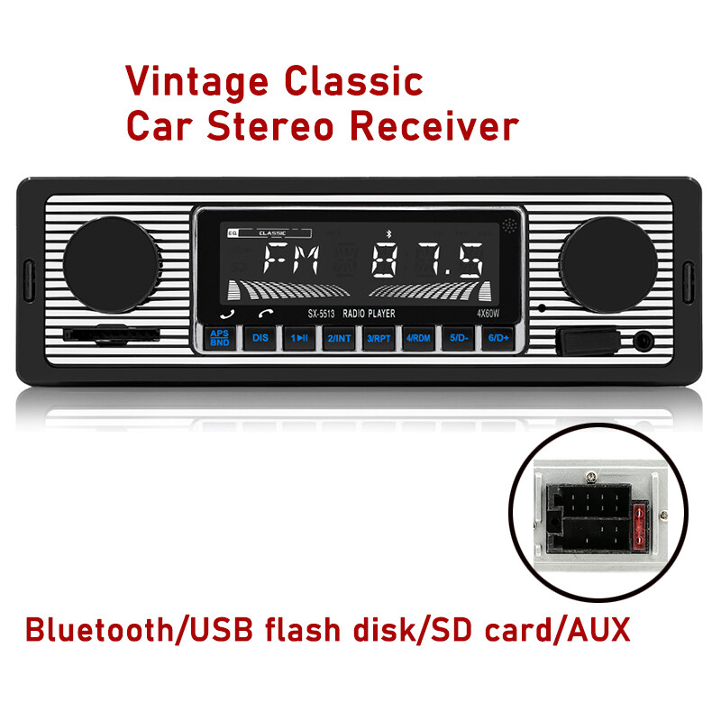 Stereo Radio 4-ch Output In-dash Mp3 Player Fm Usb/sd/aux & Remote