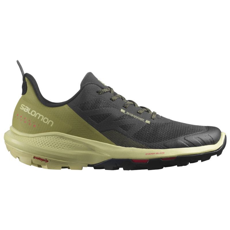 

Мужские походные ботинки Salomon Outpulse, черный/зеленый лук-порей 415849, Salomon Outpulse