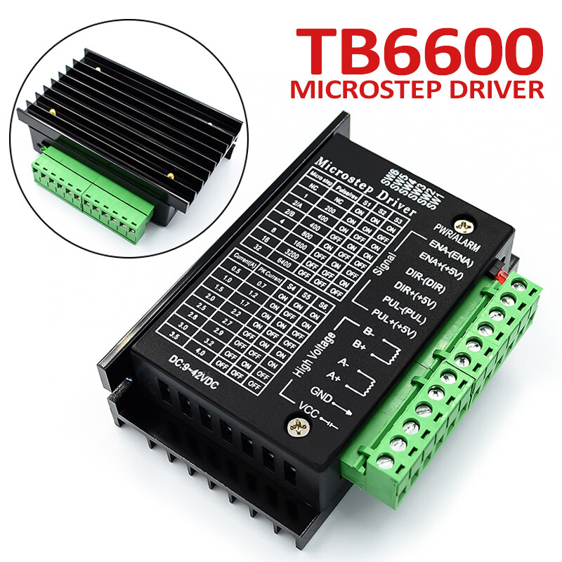 New TB6600 Microstep Driver 4.0A 42VDC 42/57/86 CNC Nema Ste