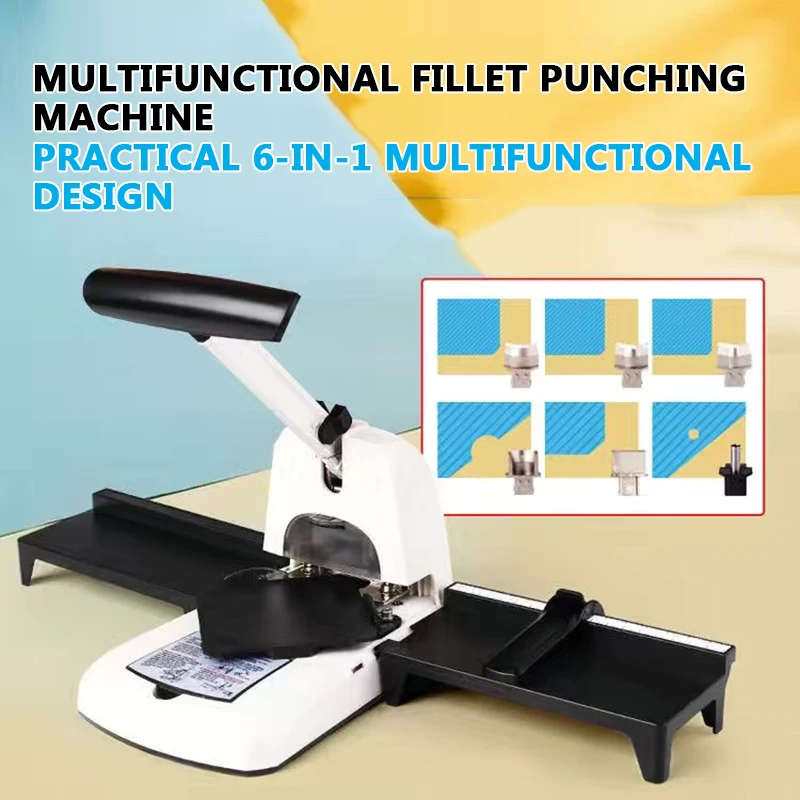 2 In 1 Multifunctional Round Hole Cutter Paper Cutter Manual Corner Fillet Machi