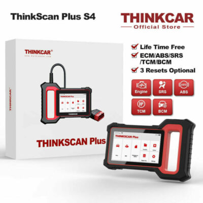 Thinkscan Plus Car OBD2 Scanner Diagnostic Scan Tool ABS SRS TPMS Code Reader US