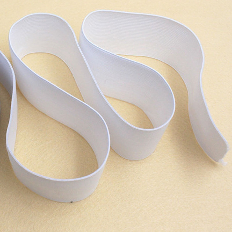 Set 2 Pezzi Elastico Biancheria Cucito Sarta Mutande Boxer Bianco 2cmx1,45m dfh