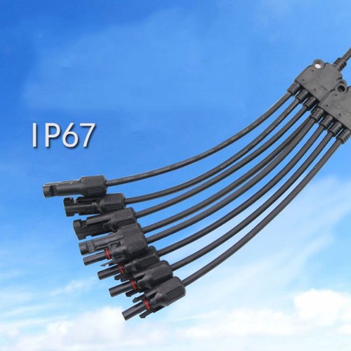 Solar Panel Connector Y Branch Cable Connection Adapter Waterproof Plug Kit M/F