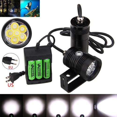 Photography Video 15000 LM 18x L2 LED Underwater SCUBA Flashlight Diving Light