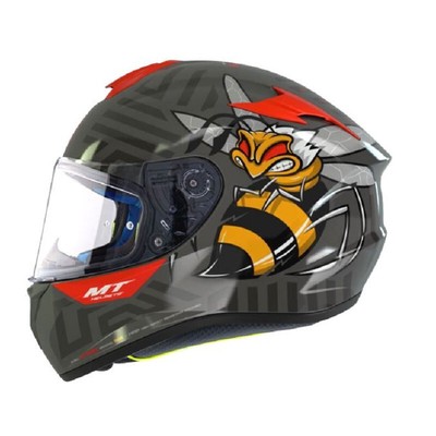 Integralhelm MT Helmet Targo Bee B5 Glooss Flour Red