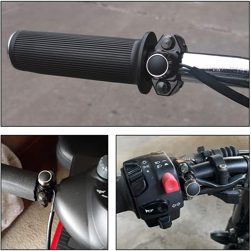 7/8" Aluminum Motorcycle ATV Horn Switch On Off Kill Button Electric Power Start