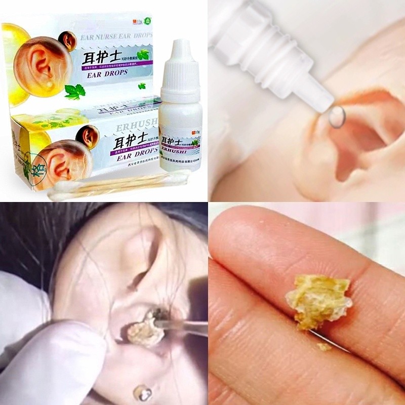 Ear Cleaner Wipes Gel Tinnitus Stop Itching Wax Cleaning Pain Relief