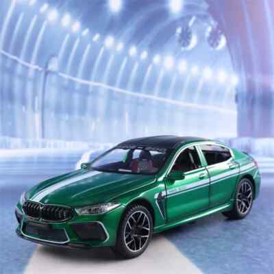 1:24 BMW M8 MH8 800 MANHART Alloy Car Model Diecast Metal Toy Sound and Light
