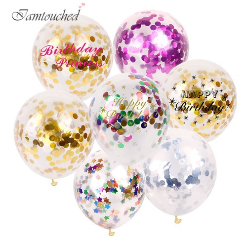 10X 12/" Confetti Latex Balloons Wedding Birthday Party Baby Shower Decorations