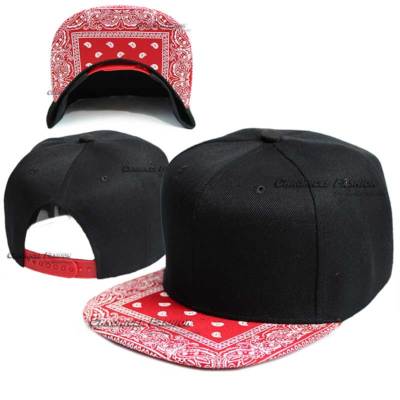 Baseball Cap Bandana Paisley Adjustable Snapback Hat Blank Hip Hop Flat Bill Men