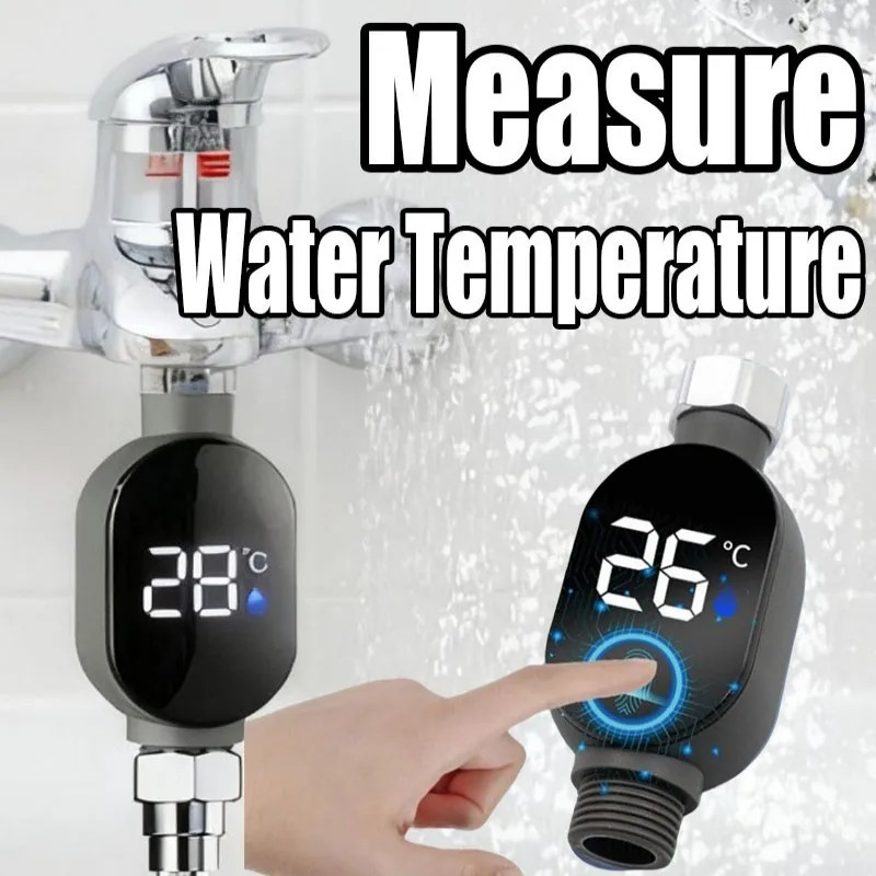 Termometro Digitale LED Doccia - Misura Temperatura Acqua Bagno (-99℃)