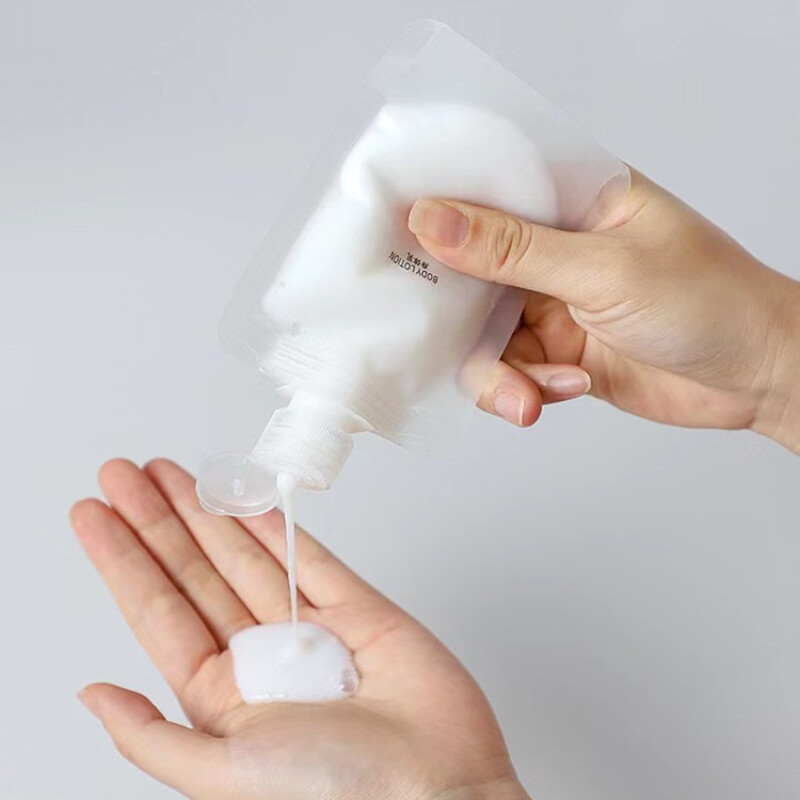 6X 30-100ml Travel Empty Squeeze Pouch Lotion Liquid Bag Bottle Refillable bag