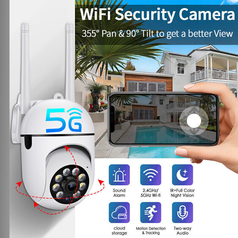 1080P 5G Wifi HD Wireless Camera Security System House Outdo