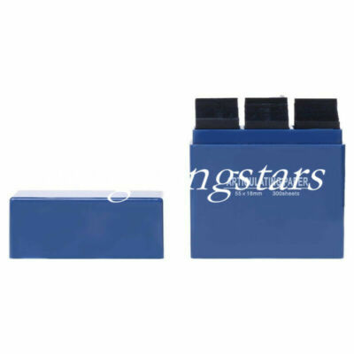 300 Sheets/Box Dental Articulating Paper Lab Products Teeth Care Strips Blue 