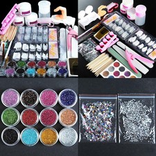 Paquete De Uñas Acrilicas Kit Profesional De Esmalte Para Pinceles Set