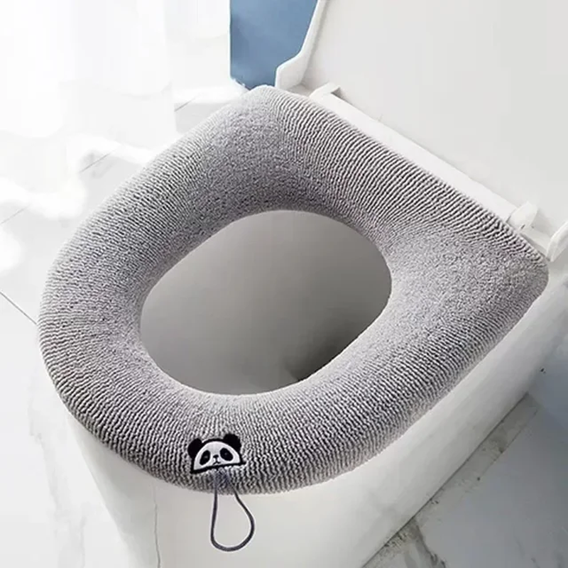 Thicken Toilet Seat Cover Mat Winter Soft Cushion Pad