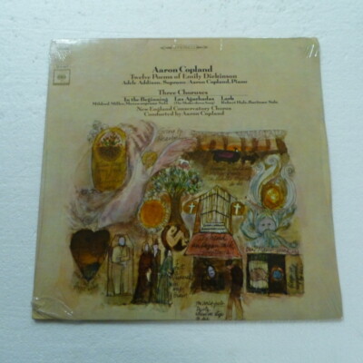 AARON COPLAND 12 Poems of Emily Dickinson/3 Choruses LP CBS NEW/SEALED Lh117
