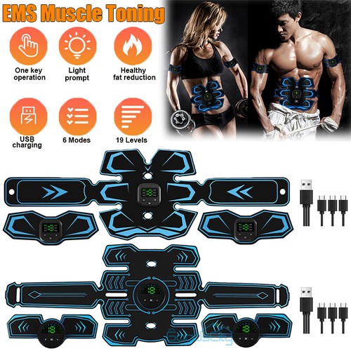 2024 Muscle Stimulator EMS Ab Trainer Tens Unit Portable Stimulater Abs Massager