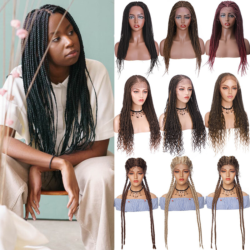 Sale! Hand Braided Wig Natural Looking Braided Wig Cornrow Braided Wig SEGO Hair