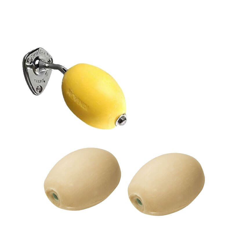 Lot 3 Recharges Savons Rotatifs Ã©Coliers Provendi + Porte-Savon ChromÃ©