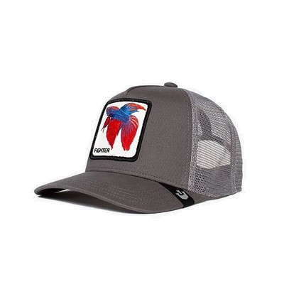 

Шапка GOORIN BROS Animal Farm Trucker Hats Animals Fighter Grey, Серый