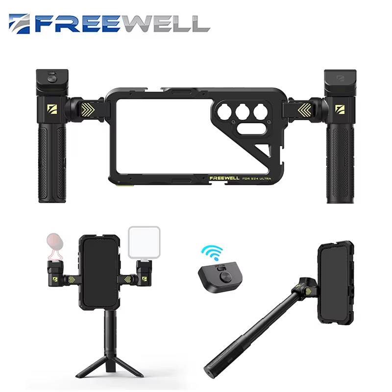 Freewell Multifunction Phone Protection Rig Cage Tripod and Monopod for Samsung
