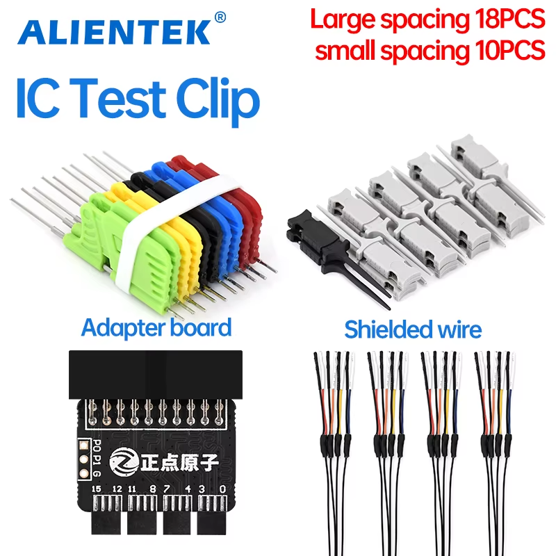 Universal Chip Micro IC Clamp For Logic Analyzer Test Clip Pin Socket Adpter Pro