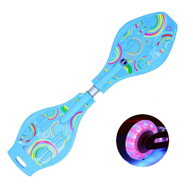 Two-wheeled Skateboard/teenage Scooter Blue