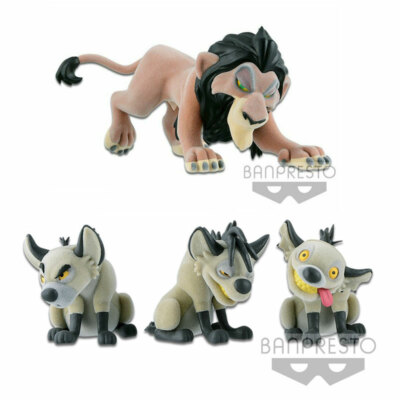 三人の騎士 Disney stanDs Fluffy Puffy Disney Characters The Lion King Fluffy Puffy Villains Set
