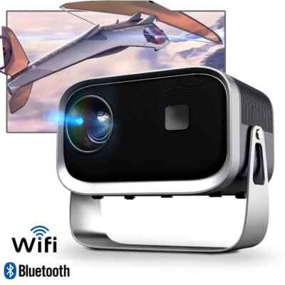 Smart Projector LED WIFI Portable Home Theater Cinema Smart TV Androi 5000 Lumen