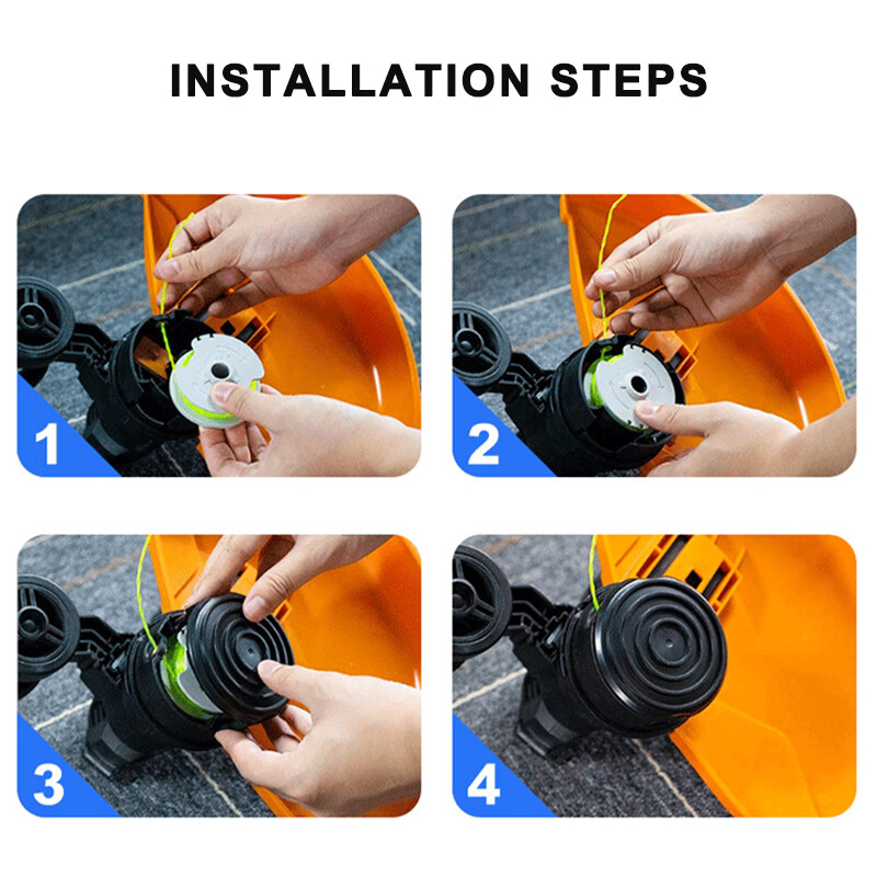 WORX WA0014 Grass Trimmer Spool Replacement Line For Worx WG168 WG184 WG184.9