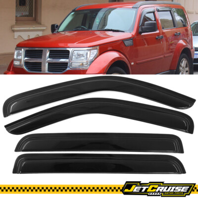 Fits 07-11 Dodge Nitro Acrylic Window Visors 4Pcs Set