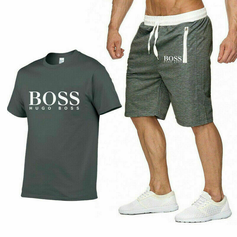 DE Herren Hugo Boss1 Short Sleeve T-Shirts sportswear Sommeranzug M-XXL 2021