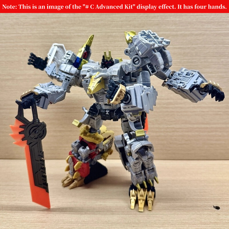 DIY Filler Hand Foot Weapon Upgrade Kit For Legacy Core Dinoking Volcanicus