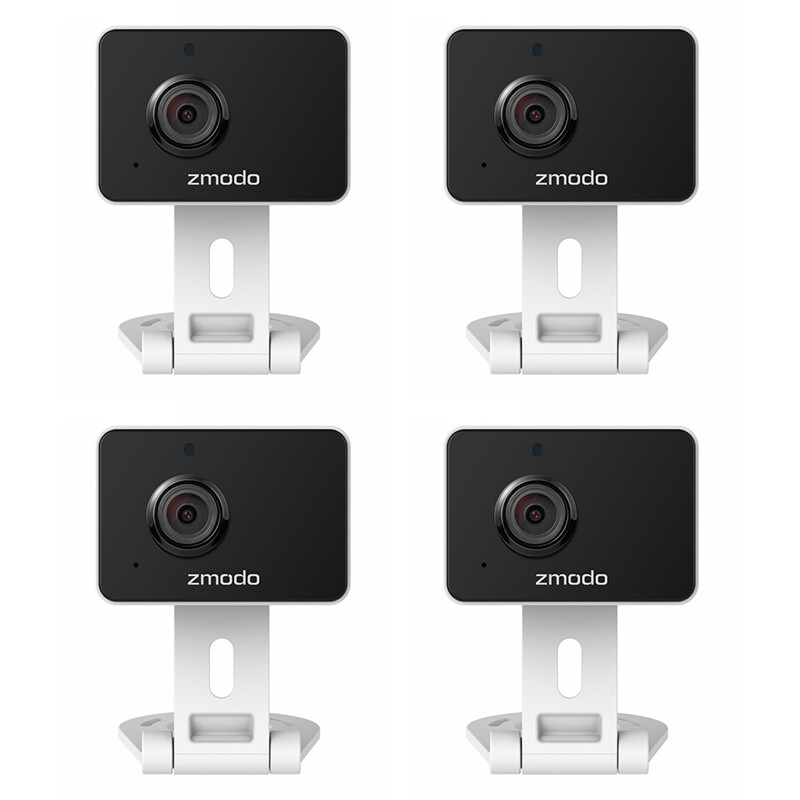 4Pcs HD 1080P Surveillance Camera Indoor Outdoor WiFi CCTV Home IR Security Cam
