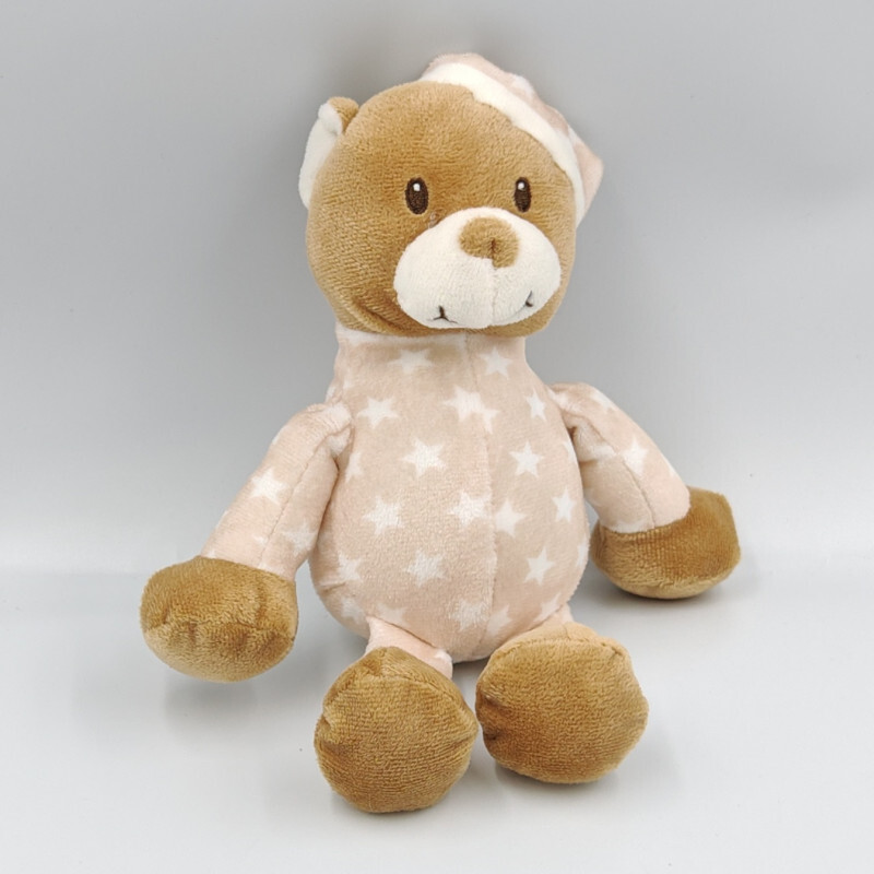 Doudou Ours Marron Beige Ã©Toiles Filantex - 35555
