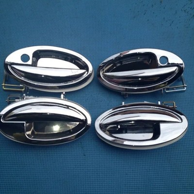 For Lifan 520 520i Breez Chrome Exterior Door Handle Covers Metal Stickers