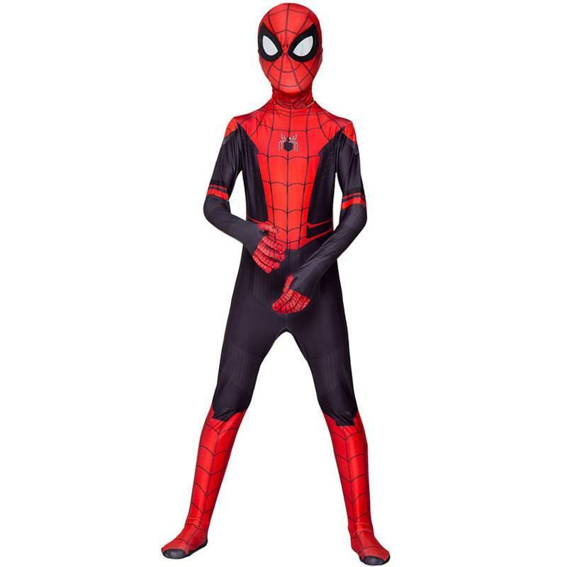 Halloween Spiderman Cosplay Overall Maske Superheld Kinder Jungen Kostüm Party