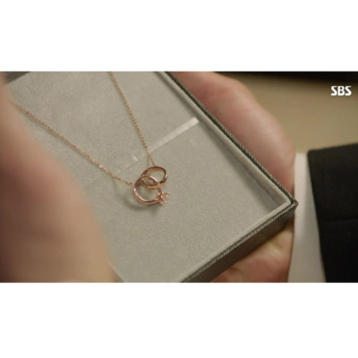 Pre-owned Stylus Women's Jewelry Pink Gold 14k Necklace 251300265 Gift Rose Gold