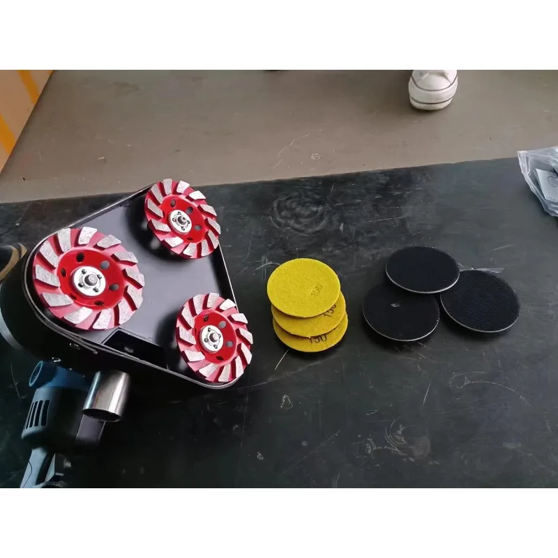 Hand-held High Efficiency Three Head Grinder Floor Grinding Machine for Sale