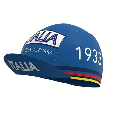 ITALIA 1933 Retro Vintage Rennrad Mütze Fahrradmütze Radsportkappe Cycling Cap