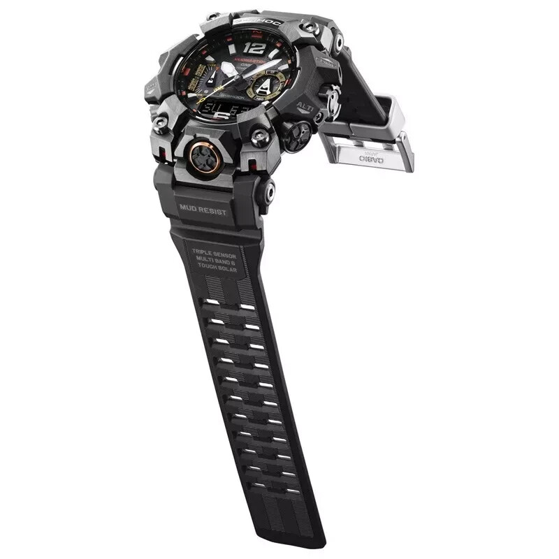 Pre-owned Casio G-shock Gwg-b1000ec-1ajf Mudmaster Emergency Color Solar Radio Men Watch
